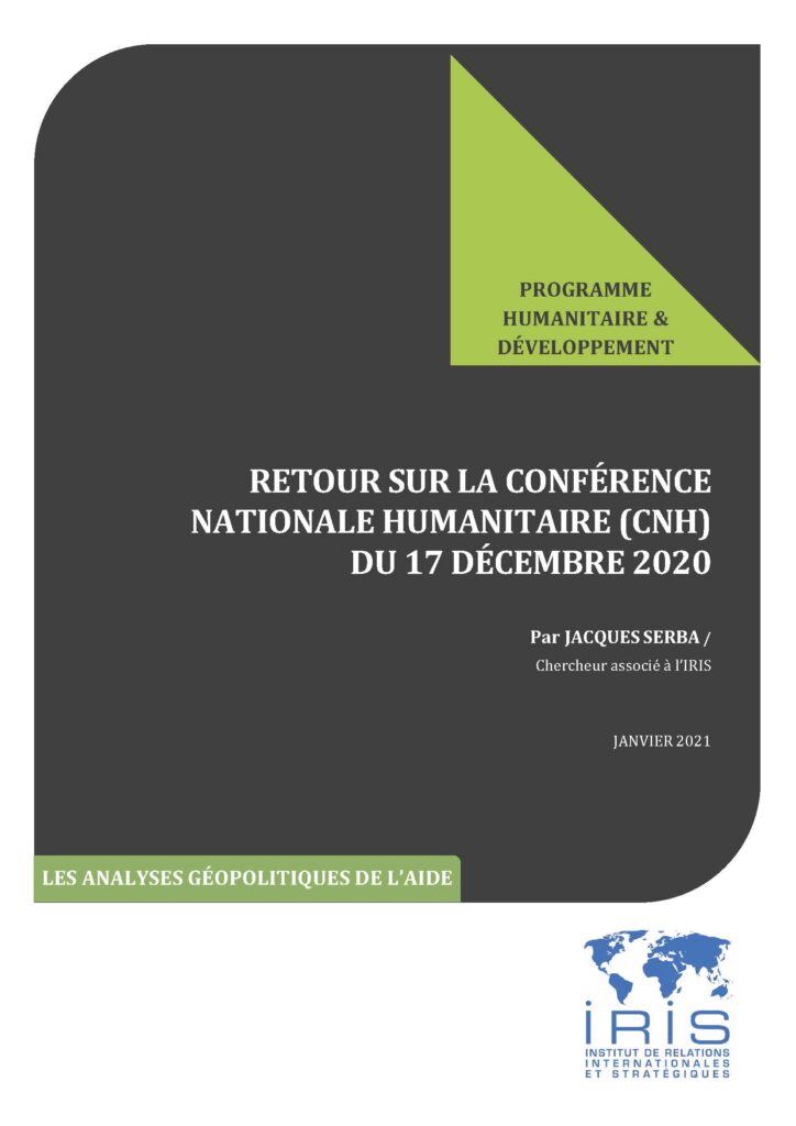 Retour sur la conférence nationale humanitaire (CNH) du 17 décembre 2020
