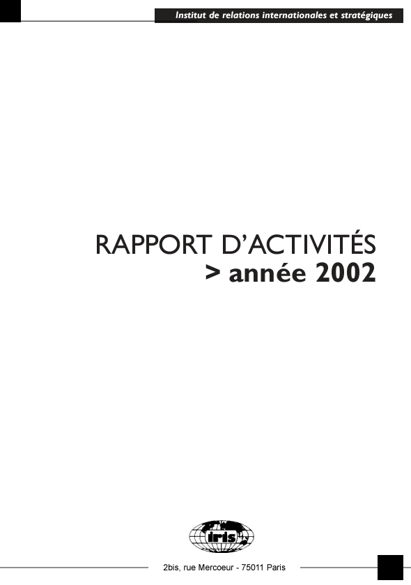 Rapport d’activités 2002
