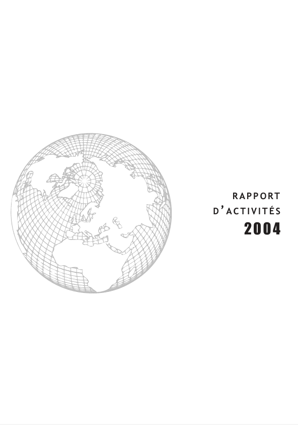 Rapport d’activités 2004
