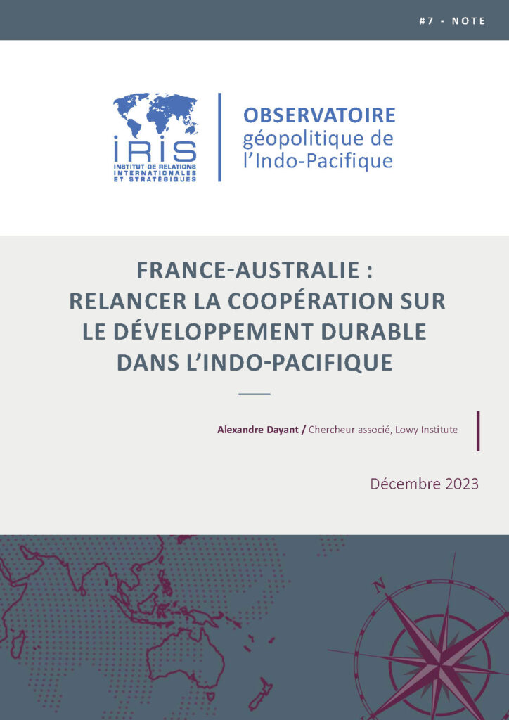 France-Australie : relancer la coopération sur le développement durable dans l’Indo-Pacifique
