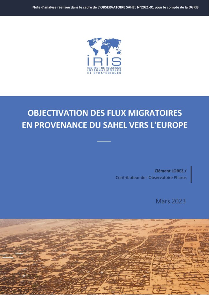 Objectivation des flux migratoires en provenance du Sahel vers l’Europe
