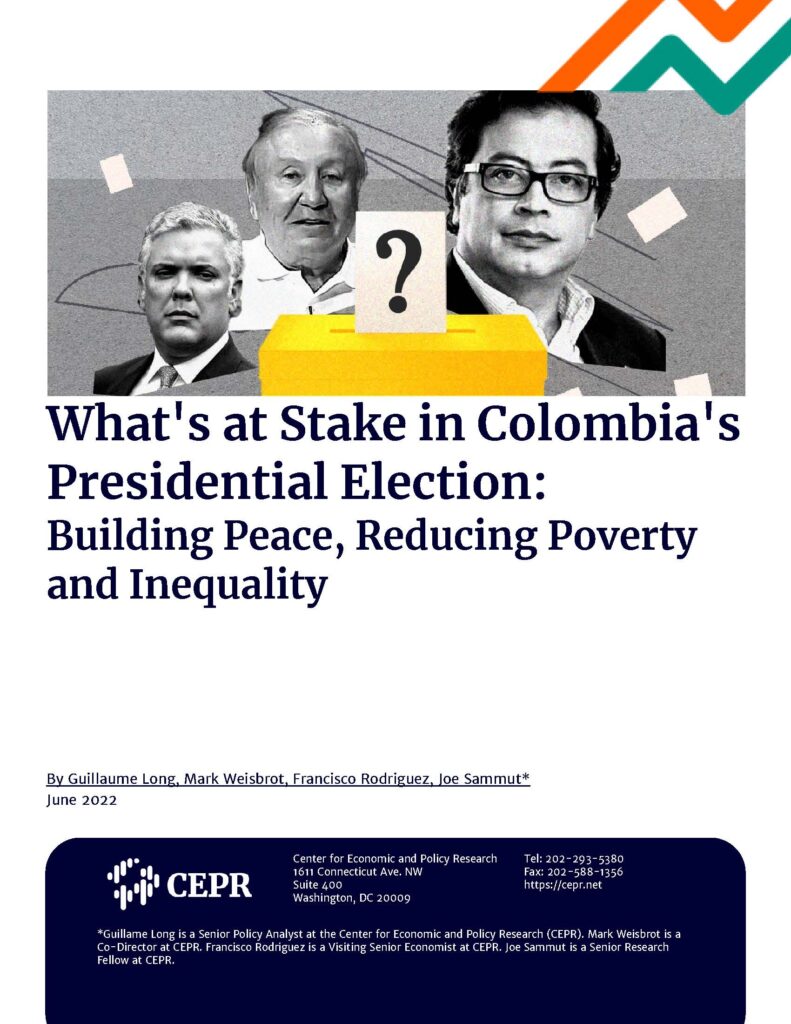 What’s at Stake in Colombia’s Presidential Election: Building Peace, Reducing Poverty and Inequality
