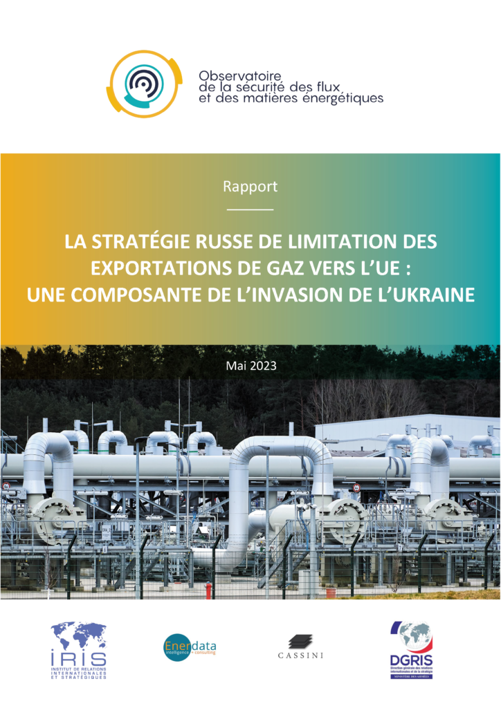 La stratégie russe de limitation des exportations de gaz vers l’UE : une composante de l’invasion de l’Ukraine
