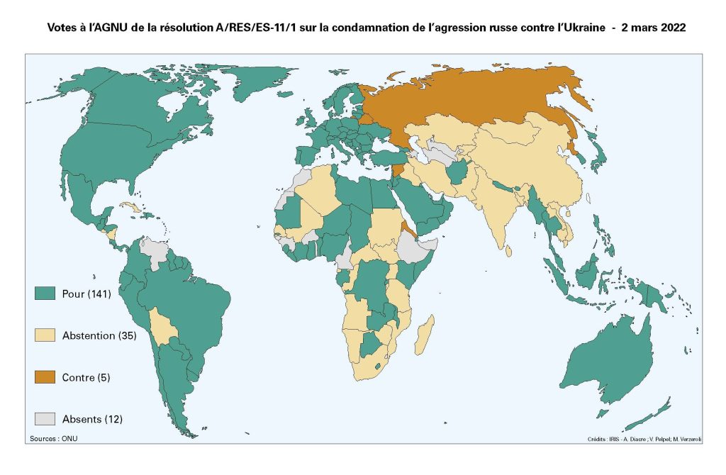 Condamnation de la Russie : les cartes parlent
