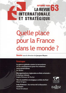 Quelle place pour la France dans le monde ?
