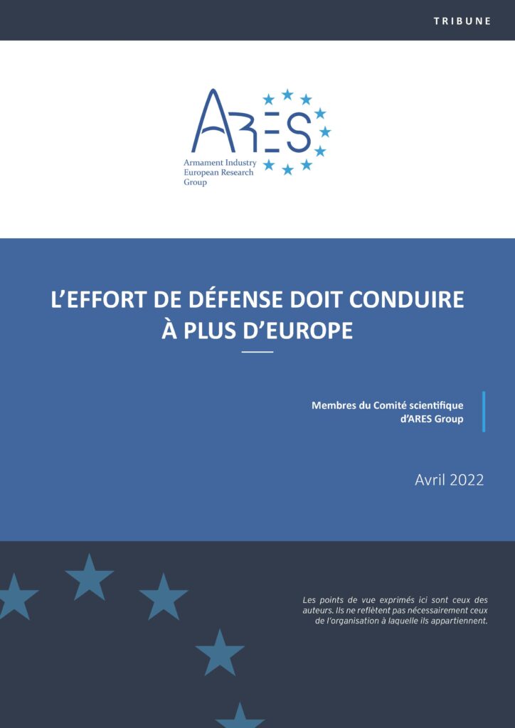 L’Europe de défense doit conduire à plus d’Europe
