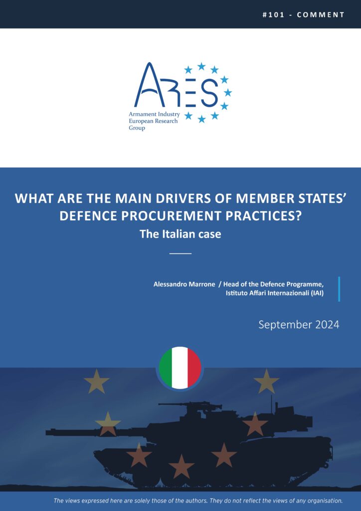 What Are the Main Drivers of Member States’ Defence Procurement Practices? The Italian Case
